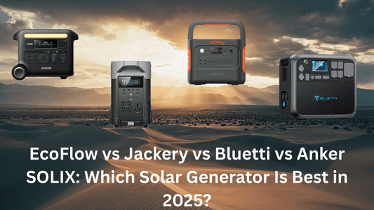 EcoFlow vs Jackery vs Bluetti vs Anker SOLIX: Which Solar Generator Is Best in 2025?