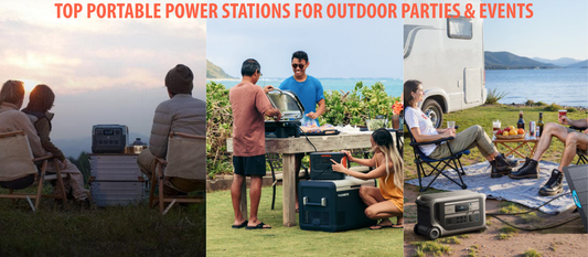 Top Portable Power Stations for Outdoor Parties, Tailgating, and Events: EcoFlow, Jackery, and Anker Solix