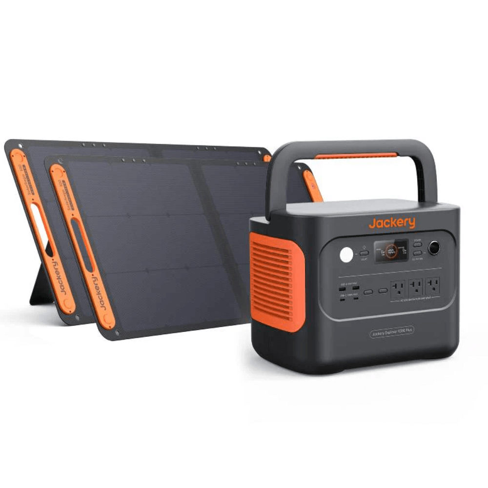 Jackery Solar Generator 1000 Plus + SolarSaga 100W x 2