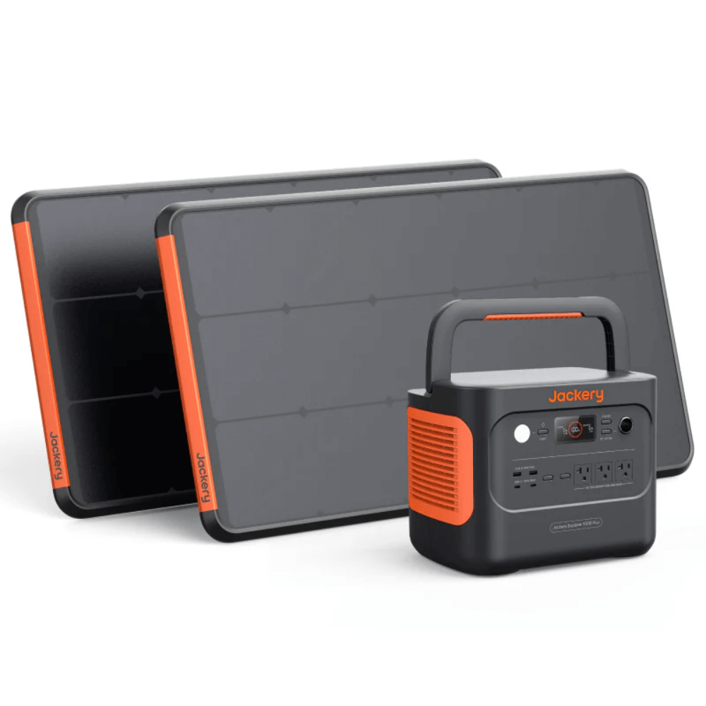 Jackery Solar Generator 1000 Plus + SolarSaga 100W x 2