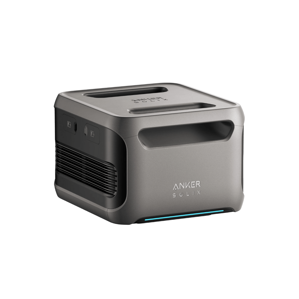 Anker SOLIX BP3800 Expansion Battery - Front Display and Left Side