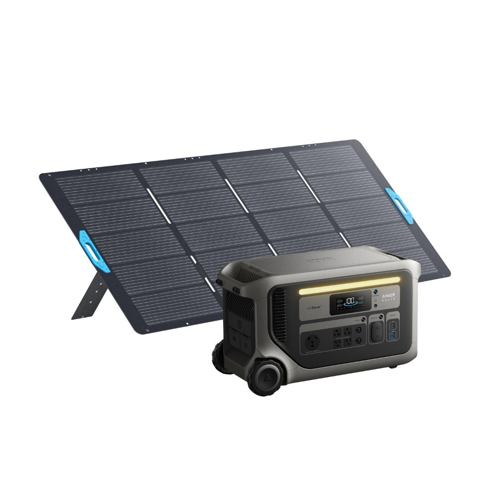 Anker SOLIX F3000 + 400W Portable Solar Panel