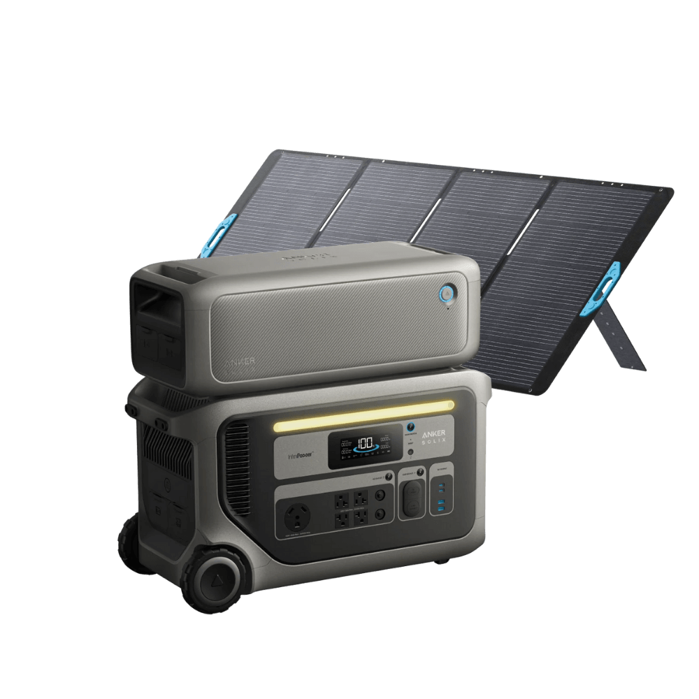 Anker SOLIX F3000 + Expansion Battery + 400W Solar Panel