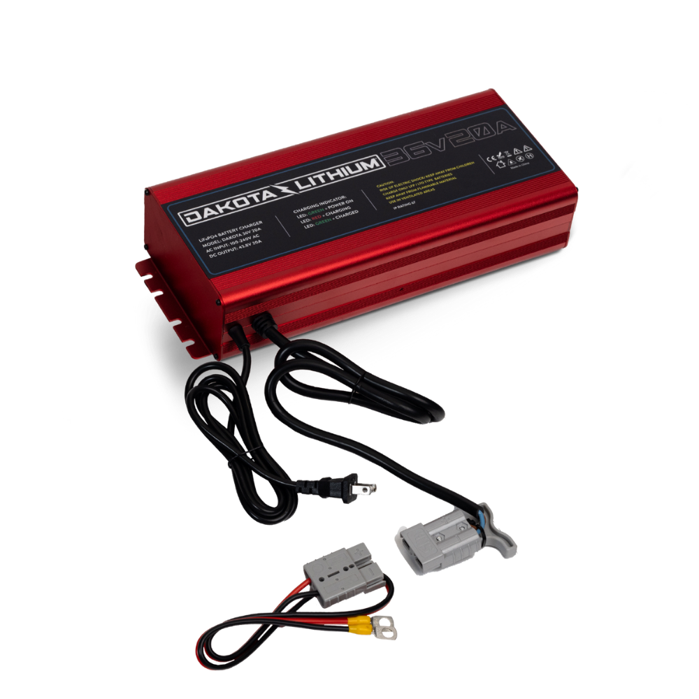 Dakota Lithium Ultra Fast 36V 20A Waterproof LiFePO4 Onboard Battery Charger