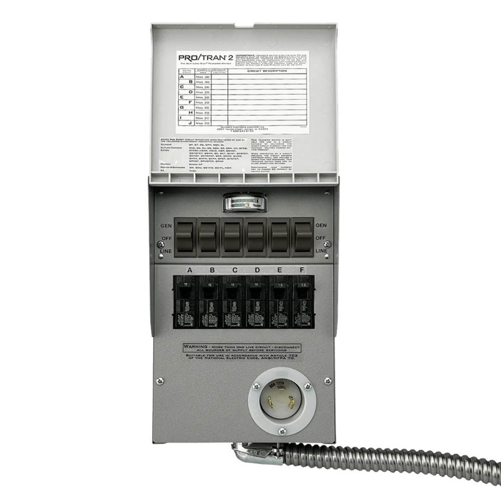 Anker SOLIX F3000 + 6-Circuit Manual Transfer Switch