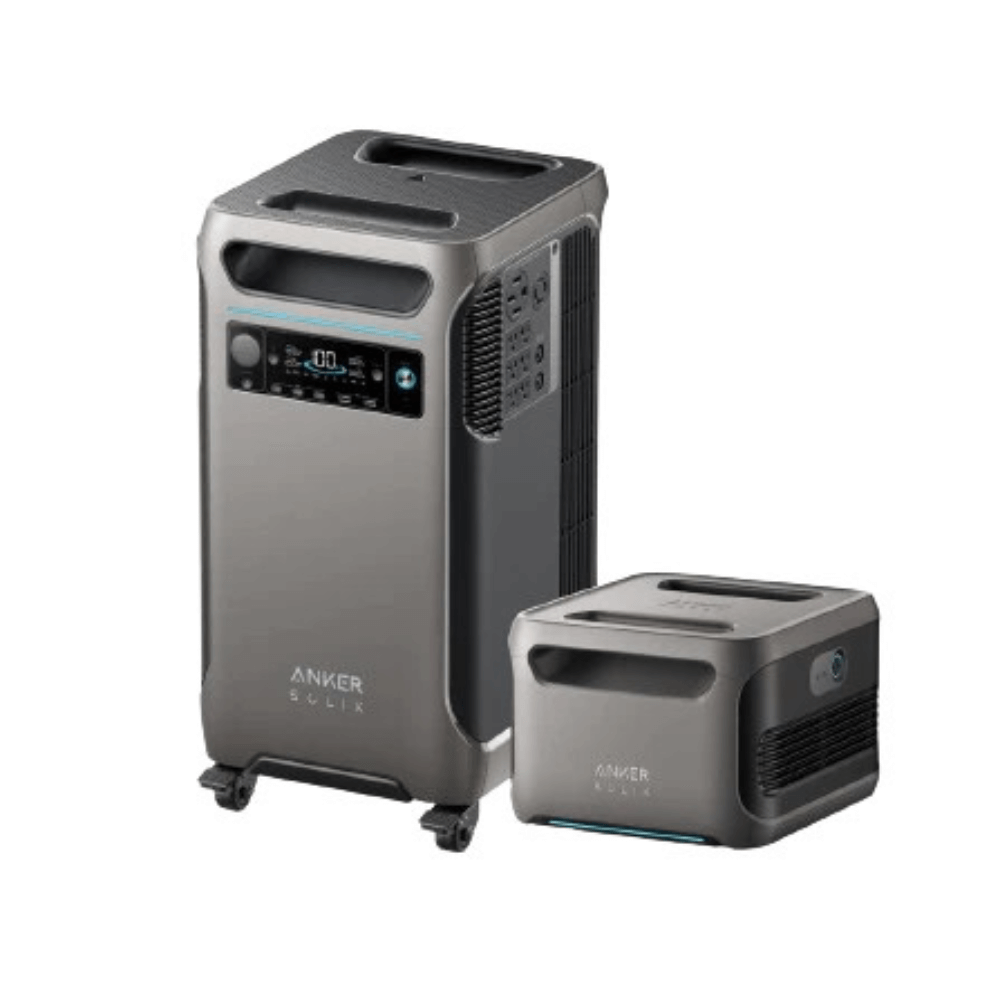 Anker SOLIX F3800 Plus and Expansion Battery, ideal for home backup and off-grid energy solutions.