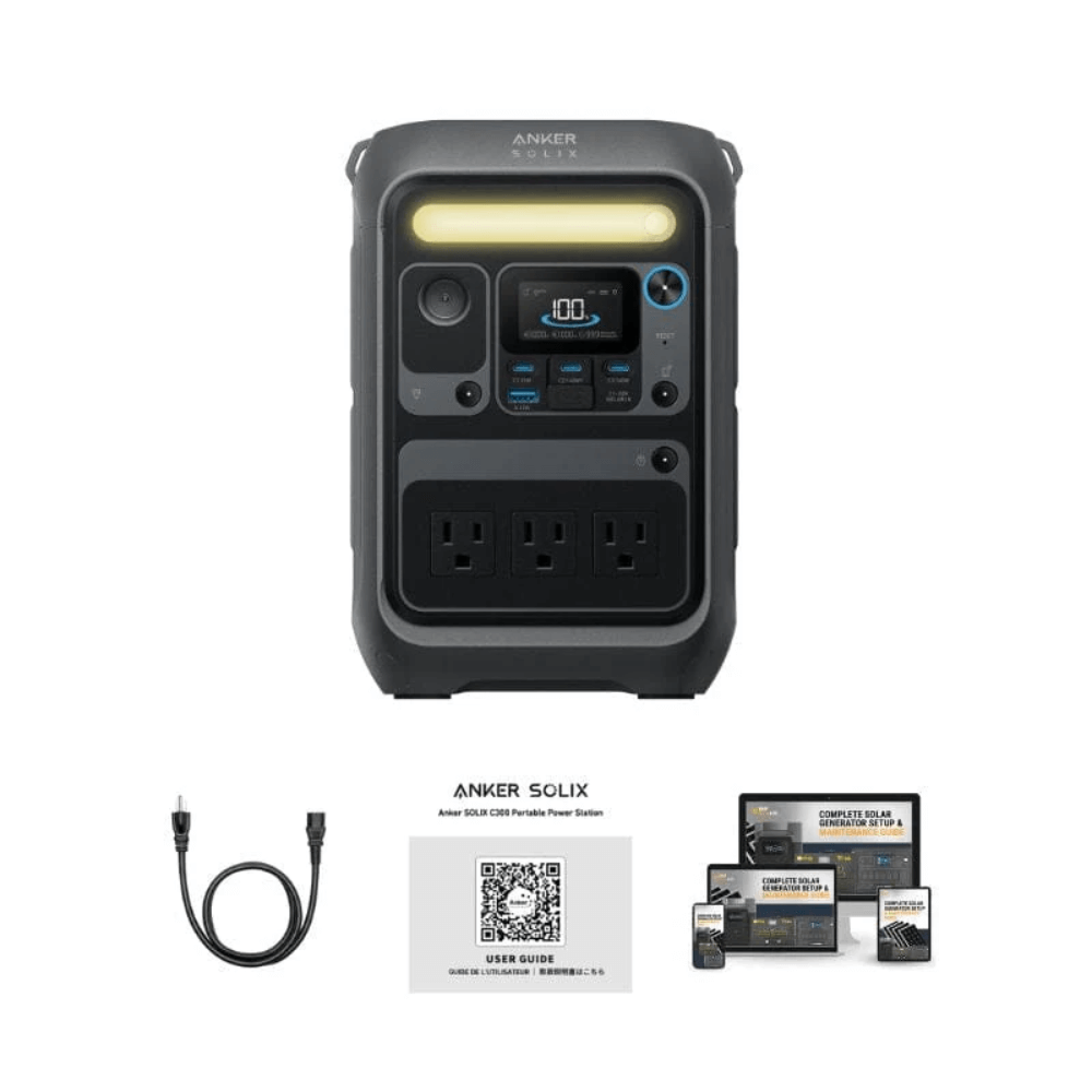 Anker SOLIX C300X Portable Power Station - 288Wh | 300W