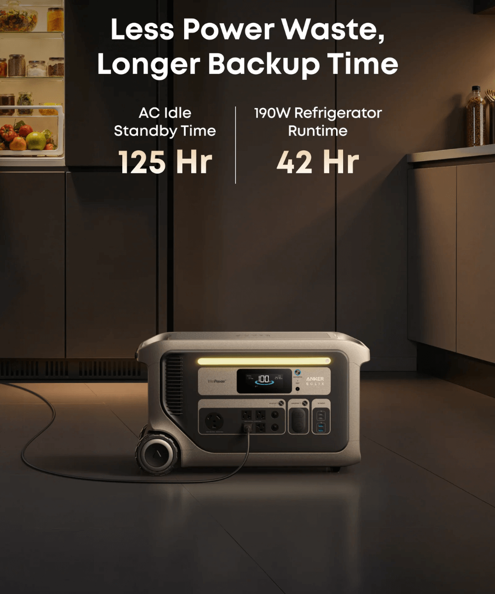 Anker SOLIX F3000 Portable Power Station - 3,072Wh | 3,600W