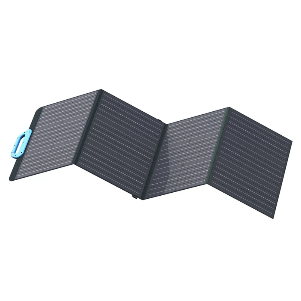 BLUETTI PV120 Solar Panel 120W compact and portable solar charger with monocrystalline cells.