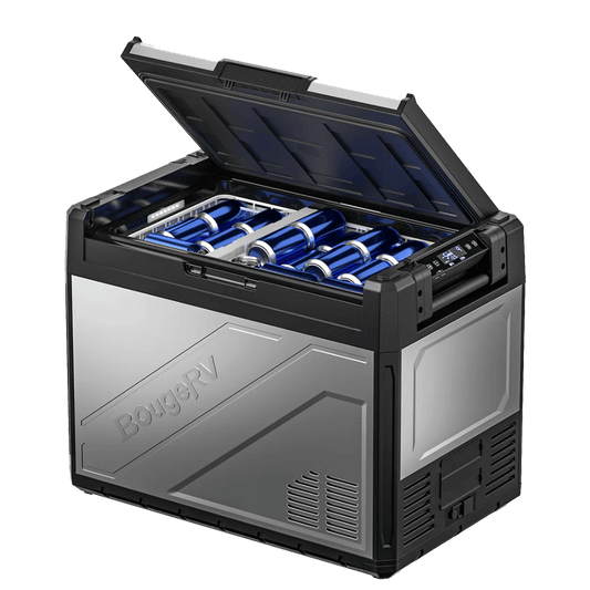 BougeRV Rocky 55QT Dual Zone 12V Portable Fridge