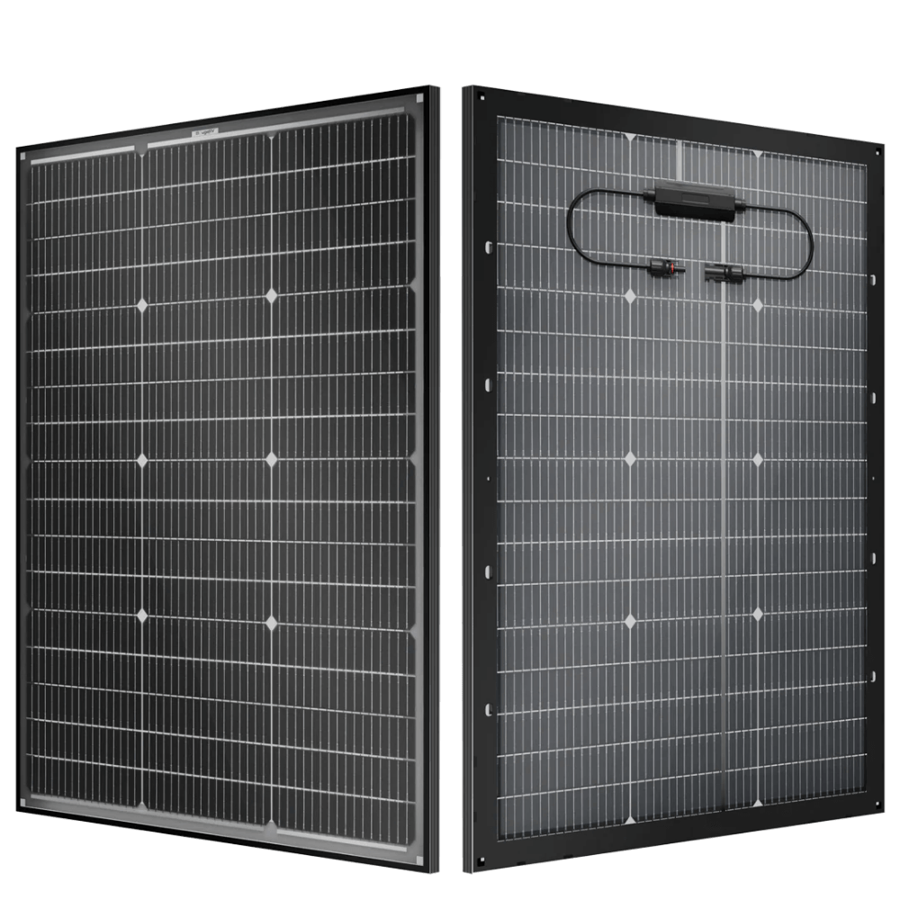 BougeRV 16BB N-Type 24V 100 Watt Bifacial Solar Panel