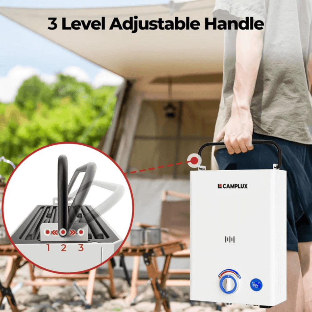 Camplux Portable Tankless Water Heater F10 Outdoor, First Series