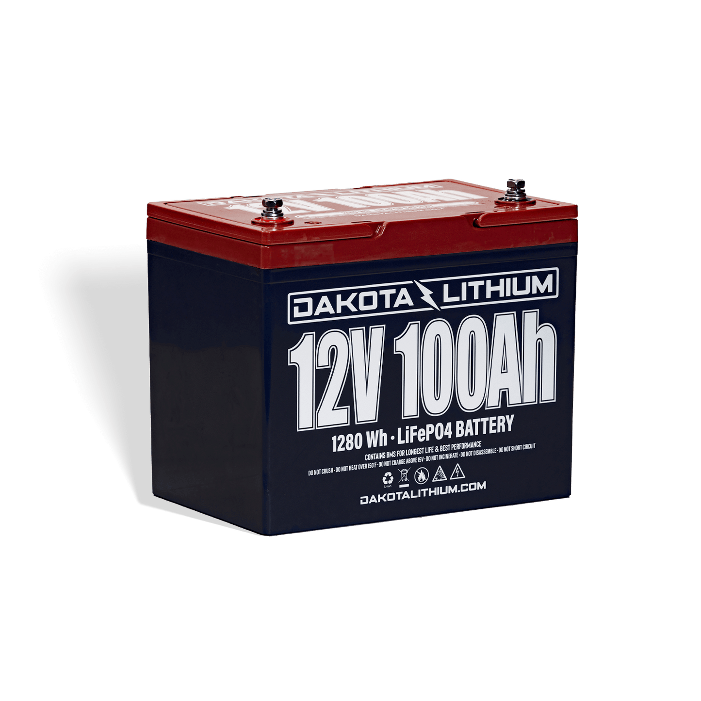 Dakota Lithium 12V 100Ah Deep Cycle Heated LiFePO4 Battery