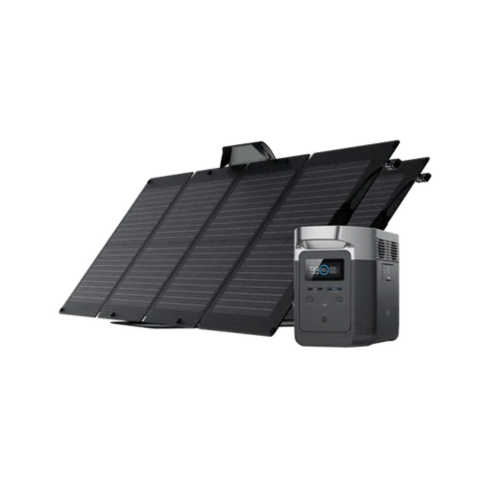 EcoFlow DELTA 2 + 2 x 110W Portable Solar Panel