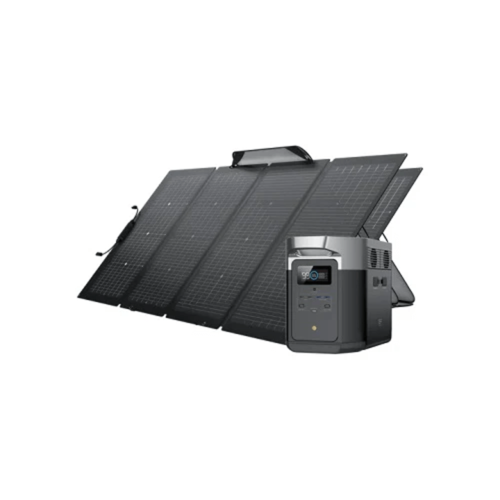 EcoFlow DELTA 2 + 220W Portable Solar Panel