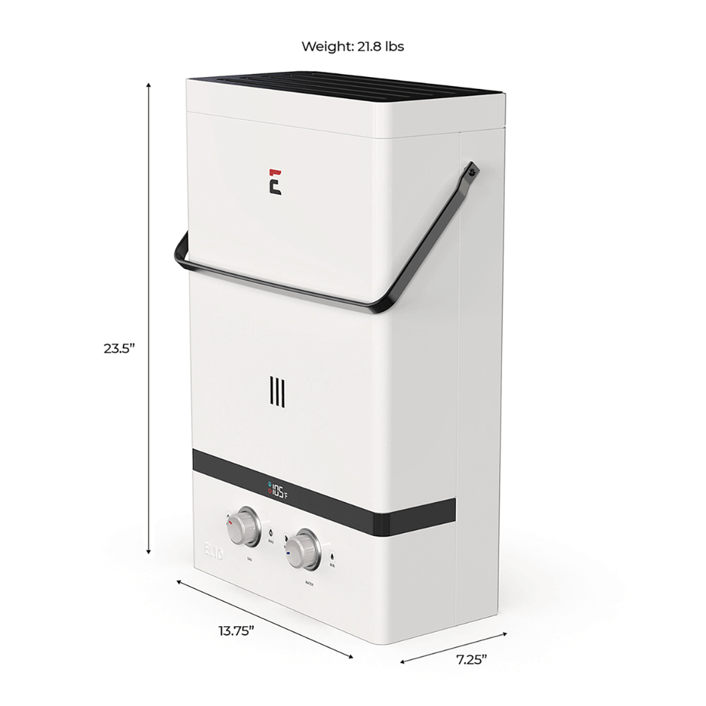 Eccotemp - Luxe 3.0 GPM Portable Outdoor Tankless Water Heater (ETA For Stock 10.31.25)