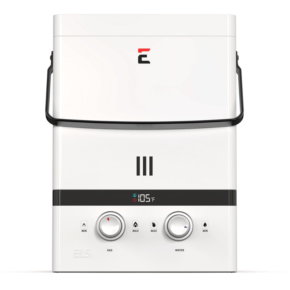Eccotemp - Luxe 1.5 GPM 37.5K BTU Outdoor Portable Tankless Water Heater with LED Display