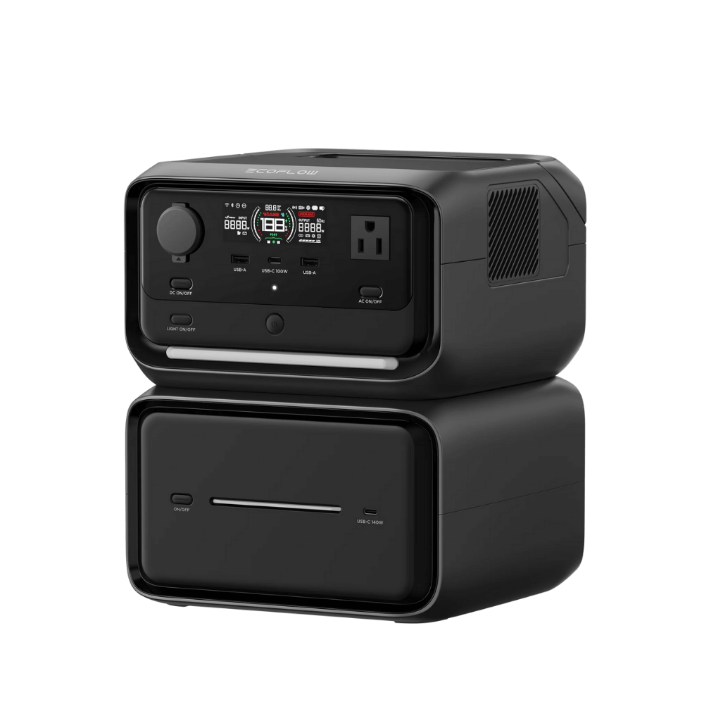 EcoFlow RIVER 3 Max Plus Portable Power Station, compact energy solution for home, outdoor, and off-grid use.