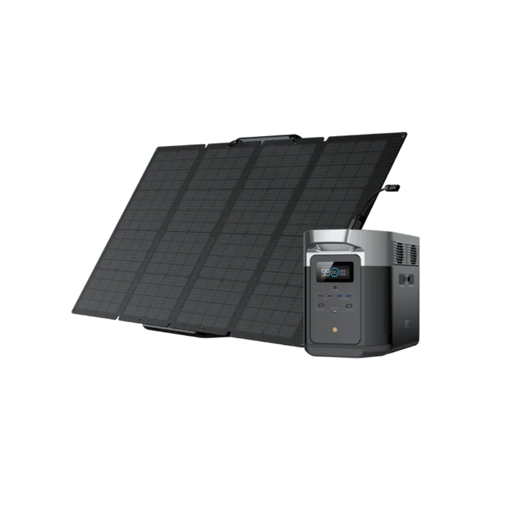 EcoFlow DELTA 2 Max + 160W Portable Solar Panel