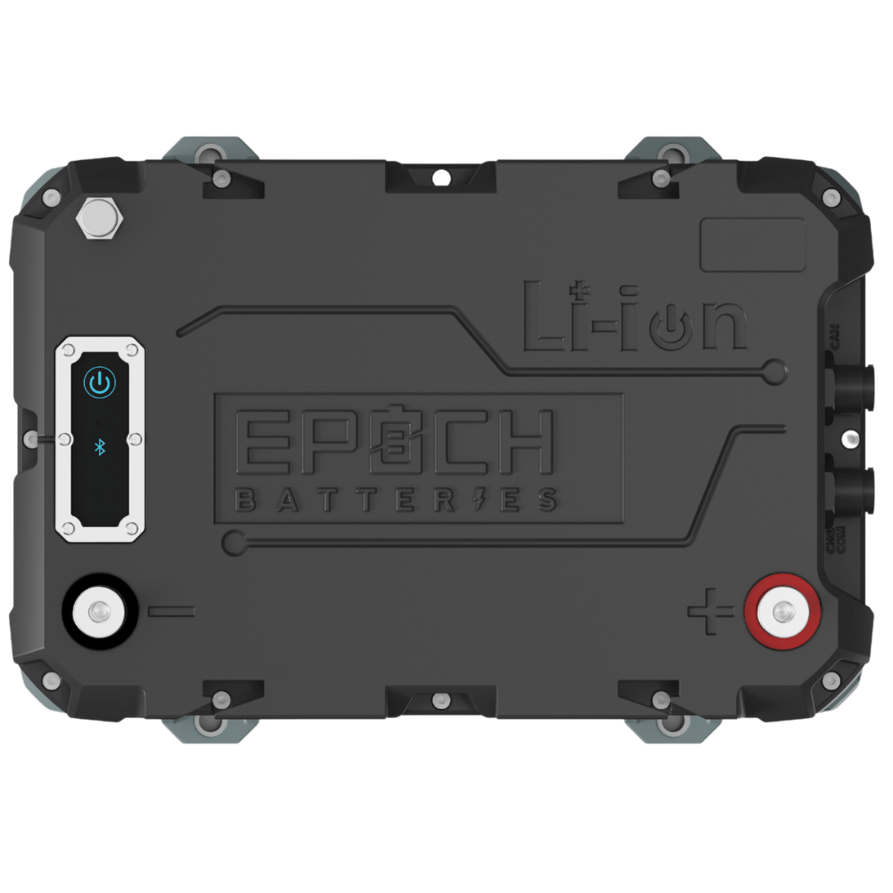 Epoch Batteries - 12V 50Ah LiFePO4 Lithium Battery - Bluetooth, Heating, Waterproof