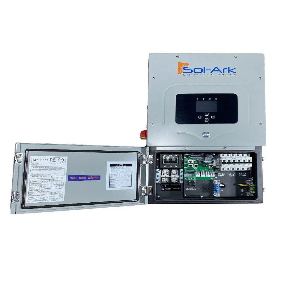 Sol-Ark 12kW Inverter 120/240VAC, 48VDC, Indoor/Outdoor