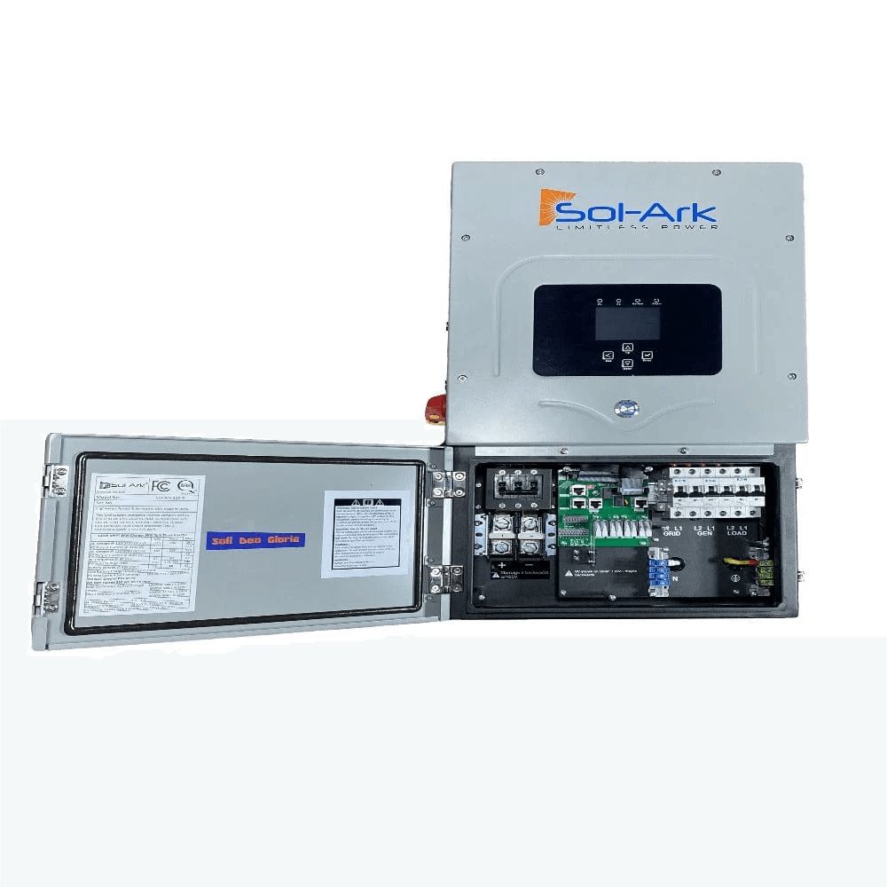 Sol-Ark 12kW Inverter 120/240VAC, 48VDC, Indoor/Outdoor