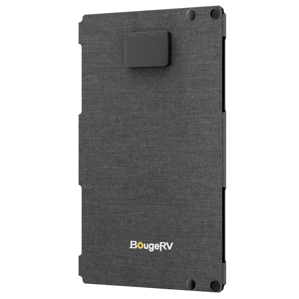 BougeRV 50W Fiberglass Flexible Portable Solar Panel