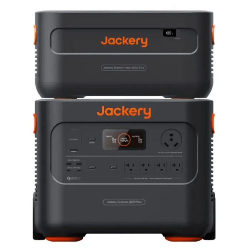 Jackery Solar Generator E2000 Plus Kit + 2000 Battery Pack x1