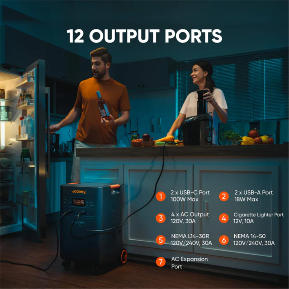 Jackery Explorer 5000 Plus + Smart Transfer Switch