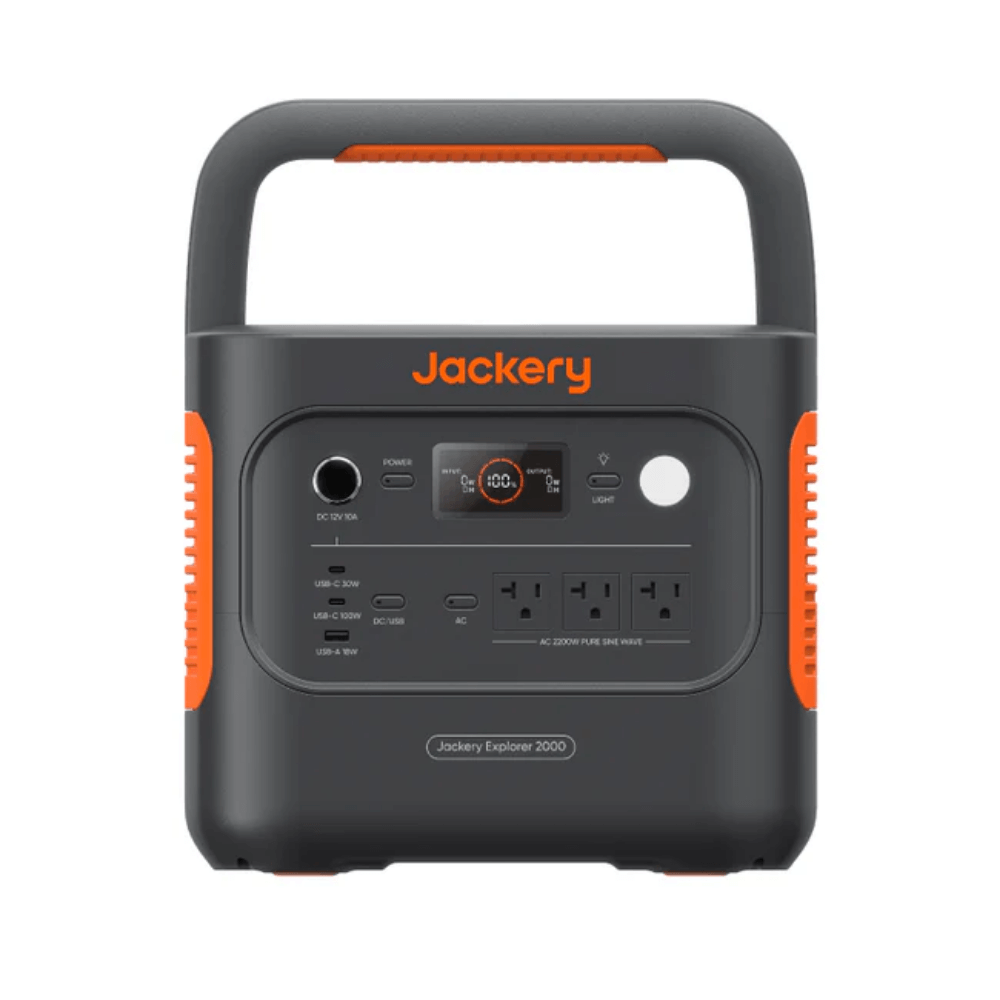 Jackery Explorer 2000 V2 Portable Power Station + 1 SolarSaga 500 X