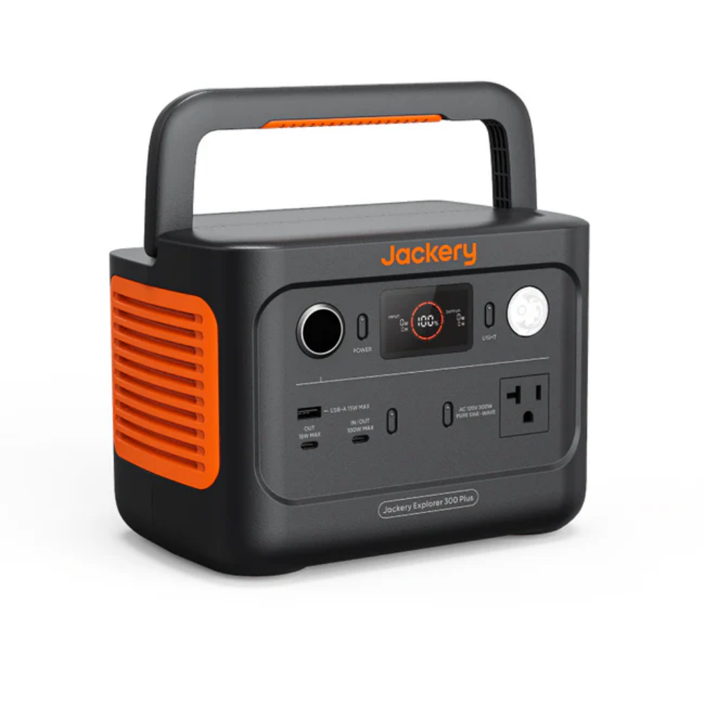 Jackery Solar Generator 300 Plus + SolarSaga 40Wmini