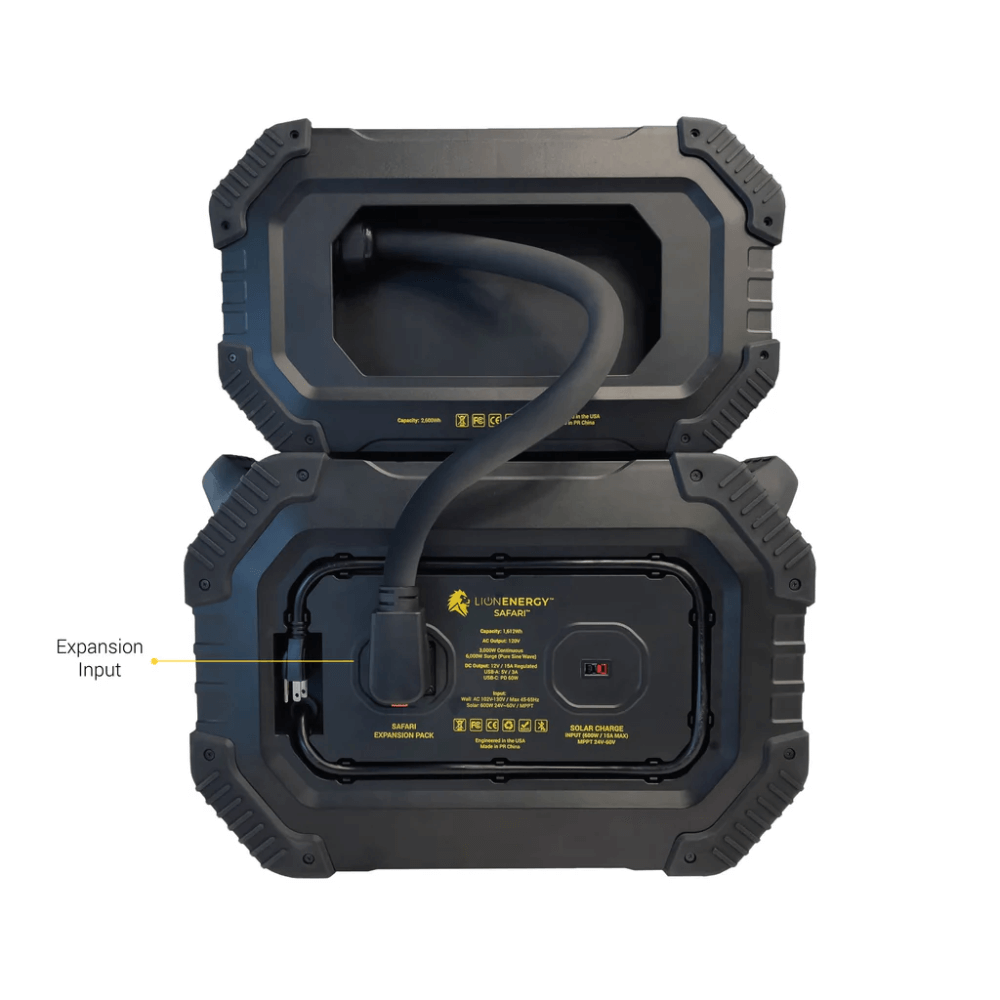 Lion Energy -Safari Expansion Pack (Safari XP) - (2,688Wh, LifePO4)