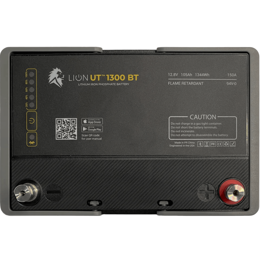 Lion Energy -Lion UT 1300 BT Battery (12V, 105Ah, LiFePO4)
