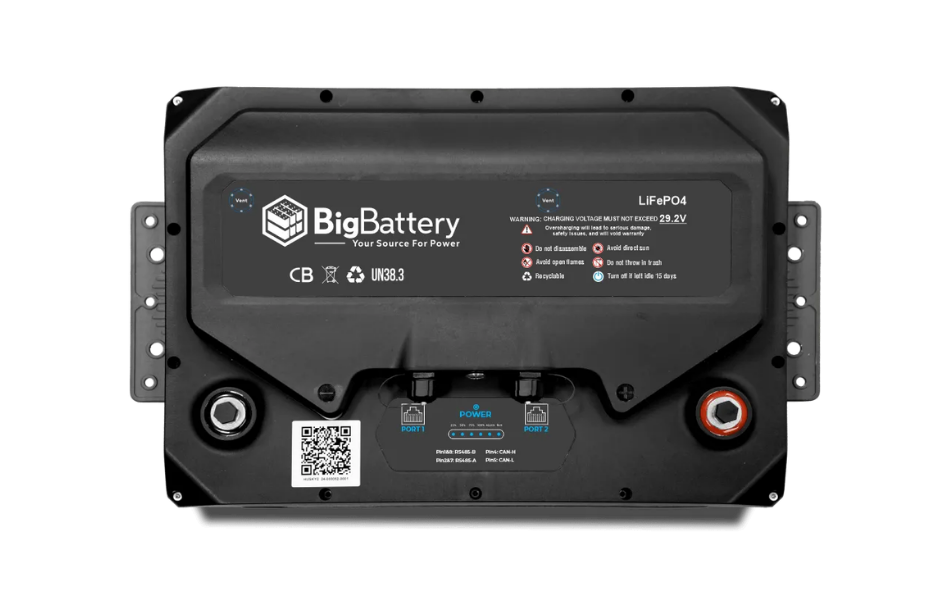 BigBattery 24V HUSKY 2 INV Lithium Battery 5.12kWh 200Ah LiFePO4 with Inverter Communications