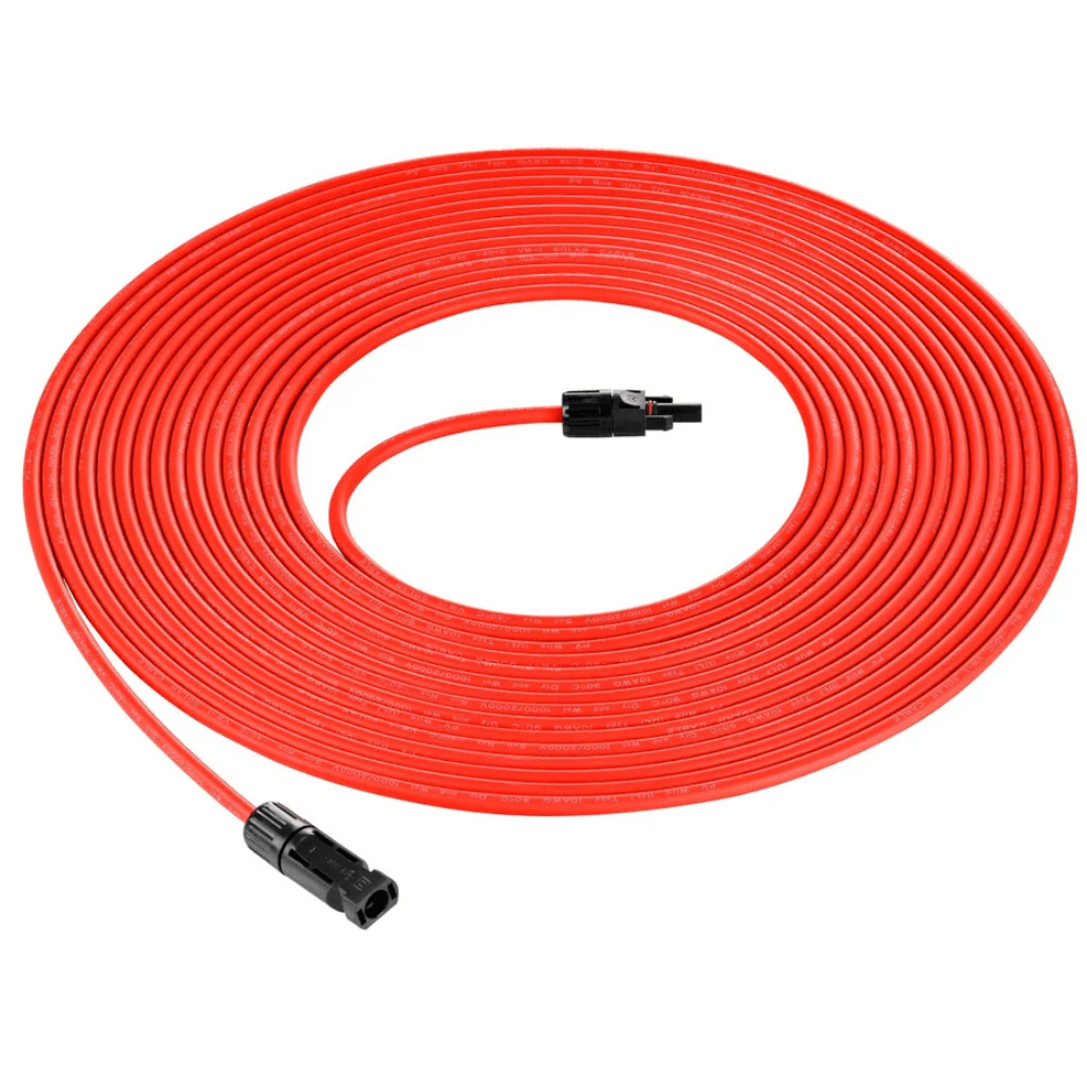 RICH SOLAR - 10 Gauge Solar Panel Extension Cable with Male and Female Solar Connector Ends