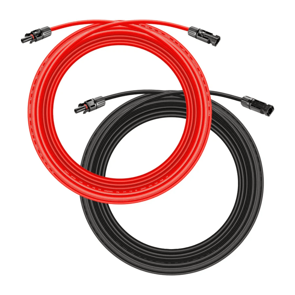 RICH SOLAR - 10 Gauge Solar Panel Extension Cable with Male and Female Solar Connector Ends