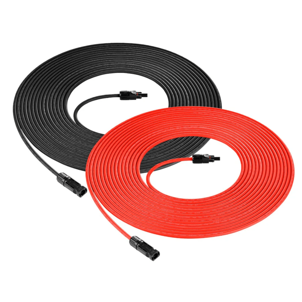 RICH SOLAR - 10 Gauge Solar Panel Extension Cable with Male and Female Solar Connector Ends