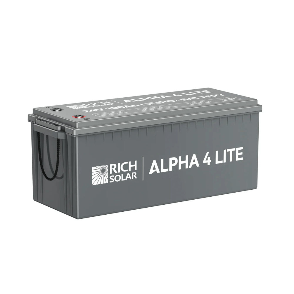RICH SOLAR -24V 100Ah LiFePO4 Lithium Iron Phosphate Battery