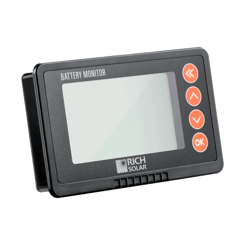 RICH SOLAR 500 Amp Battery Monitor with Shunt
