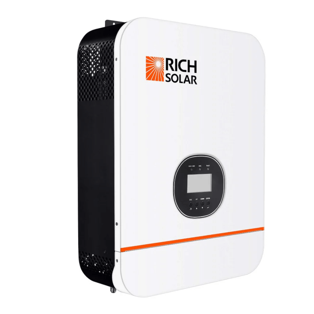 RICH SOLAR -3000 Watt (3kW) 48 Volt Off-grid Hybrid Solar Inverter