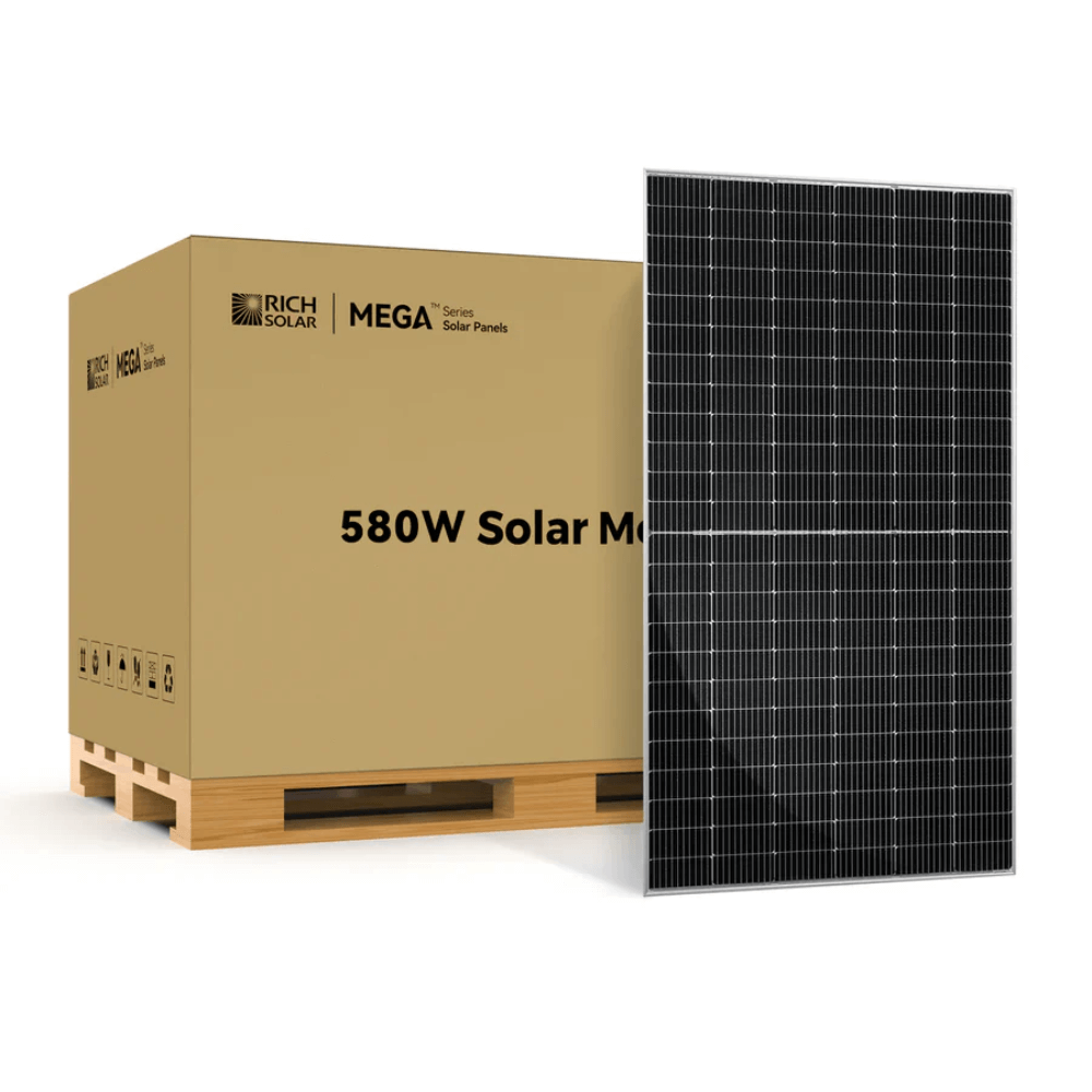 RICH SOLAR - MEGA 580 BIFACIAL - 580 Watt Bifacial Solar Panel