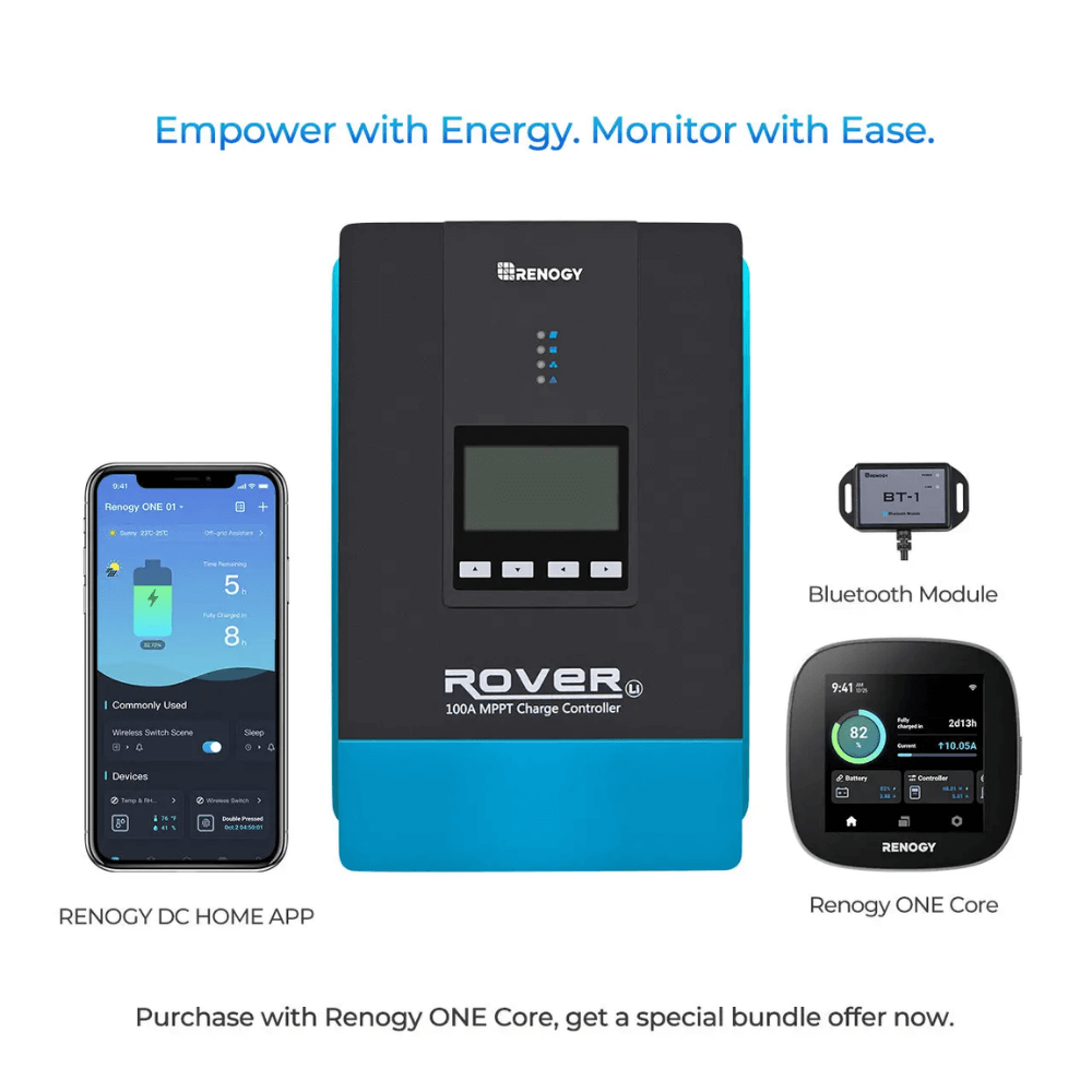 Renogy Rover 100 Amp MPPT Solar Charge Controller