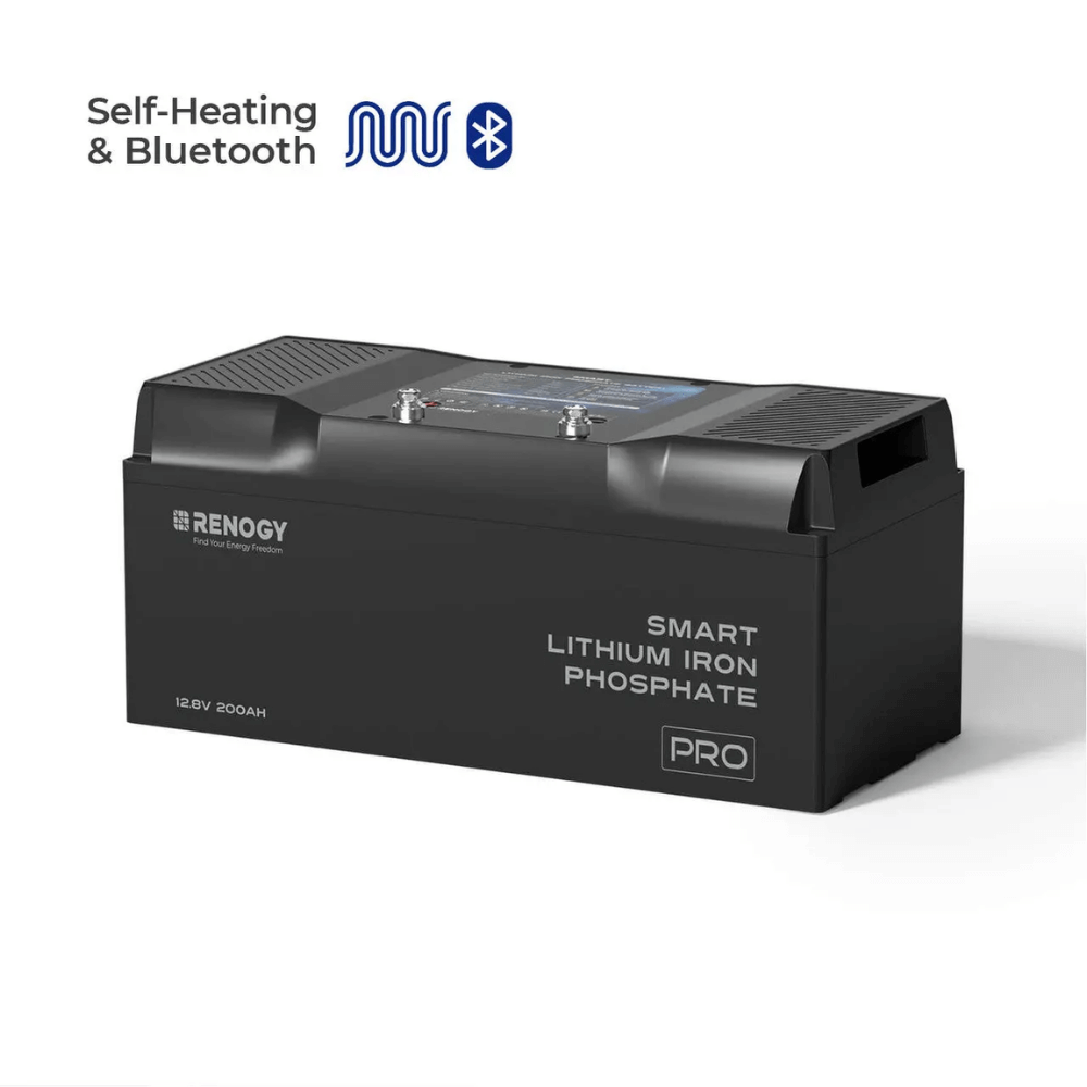 Renogy 12V 100Ah/200Ah Smart LiFePO4 Battery w/ Bluetooth & Self-Heating | Pro Series