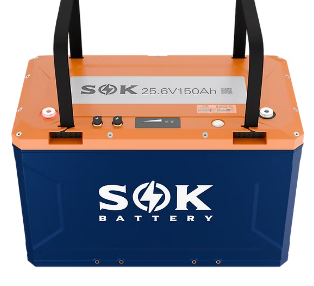 SOK 24V150Ah Battery,Built-in heater & Bluetooth,Victron CAN Comms