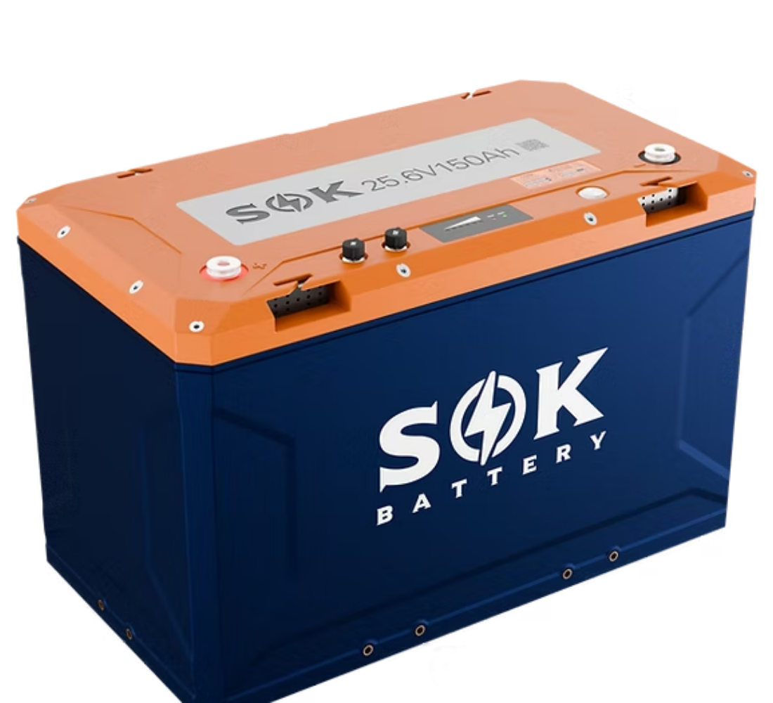 SOK 24V150Ah Battery,Built-in heater & Bluetooth,Victron CAN Comms