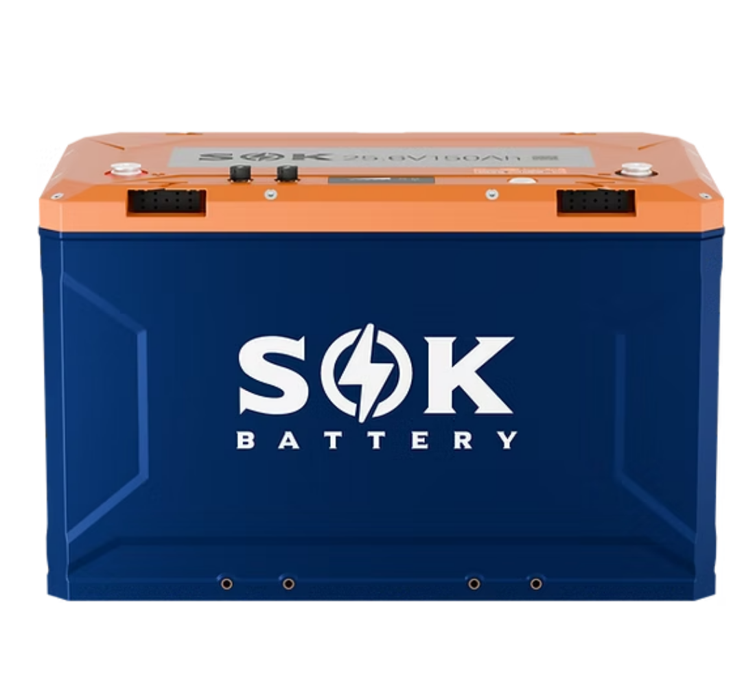 SOK 24V150Ah Battery,Built-in heater & Bluetooth,Victron CAN Comms