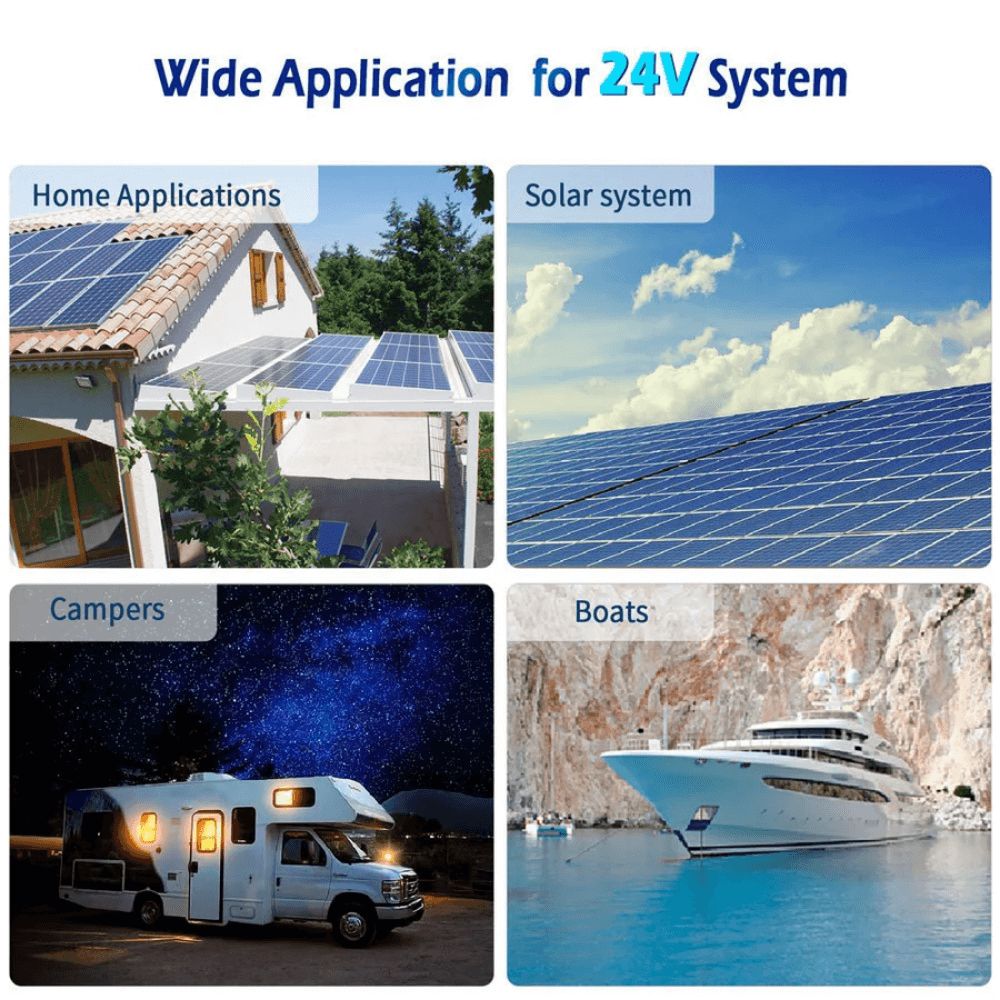 SunGoldPower - 3000W DC 24V Pure Sine Wave Inverter With Charger