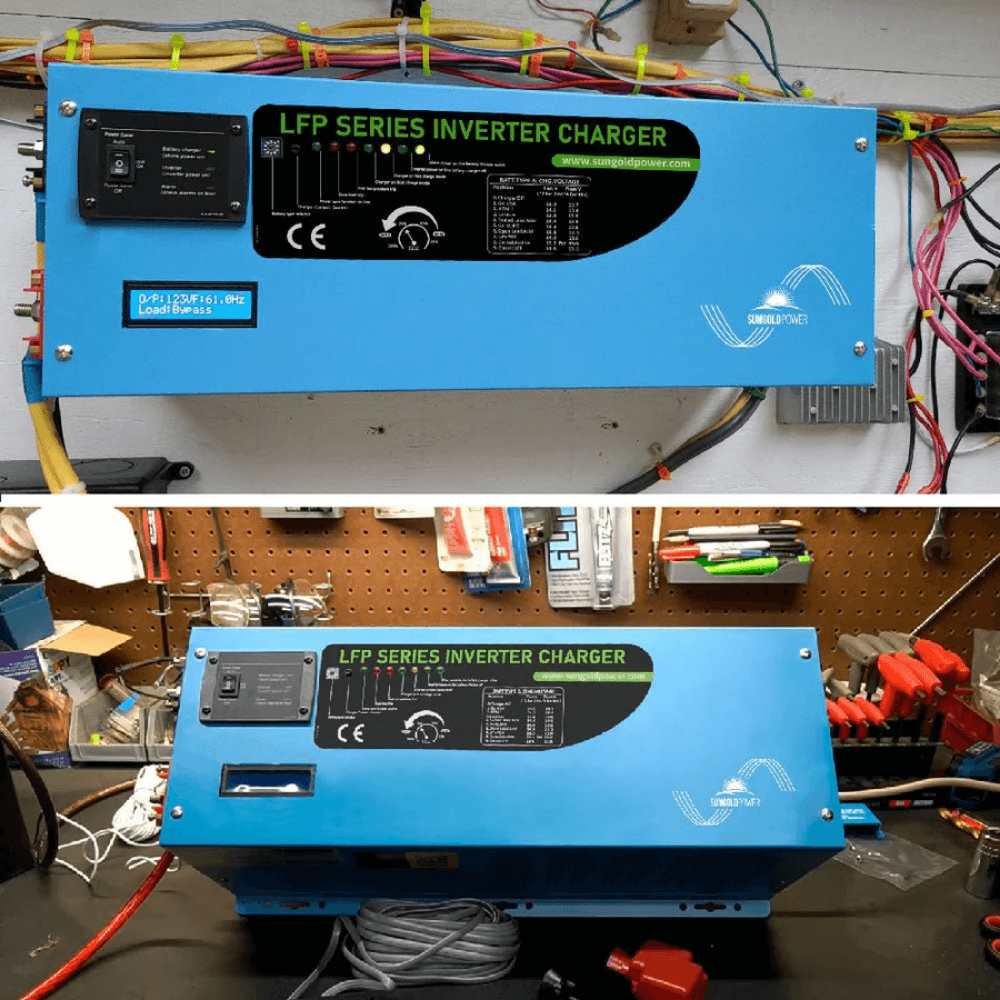 SunGoldPower - 4000W DC 12V Split Phase Pure Sine Wave Inverter With Charger