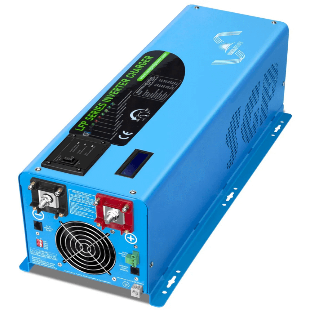 SunGoldPower - 4000W DC 48V Split Phase Pure Sine Wave Inverter With Charger