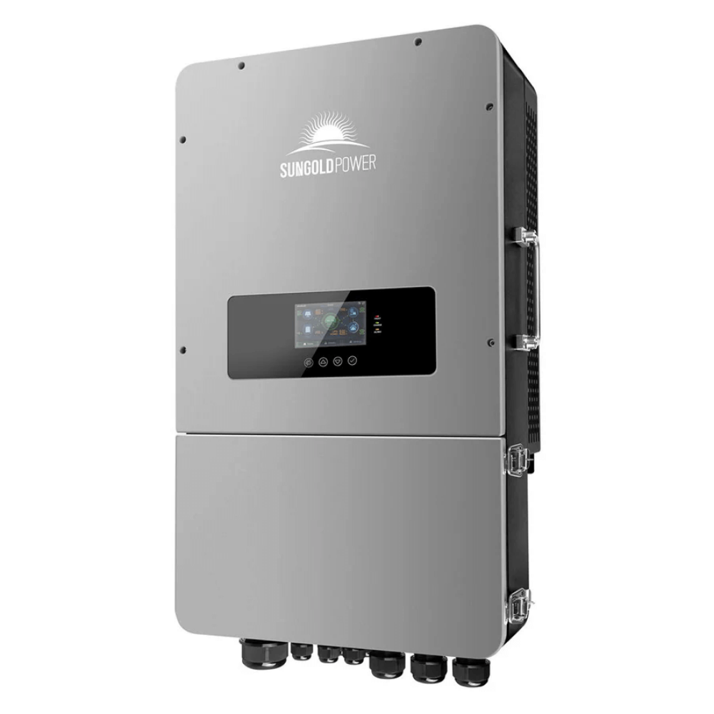 SunGoldPower - 10,000W Hybrid Inverter 48V Split Phase Grid Feedback Batteryless